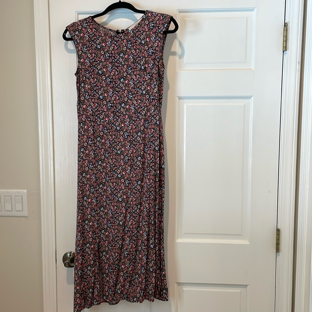 Loft floral midi dress